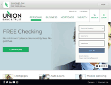 Tablet Screenshot of bankatunion.com